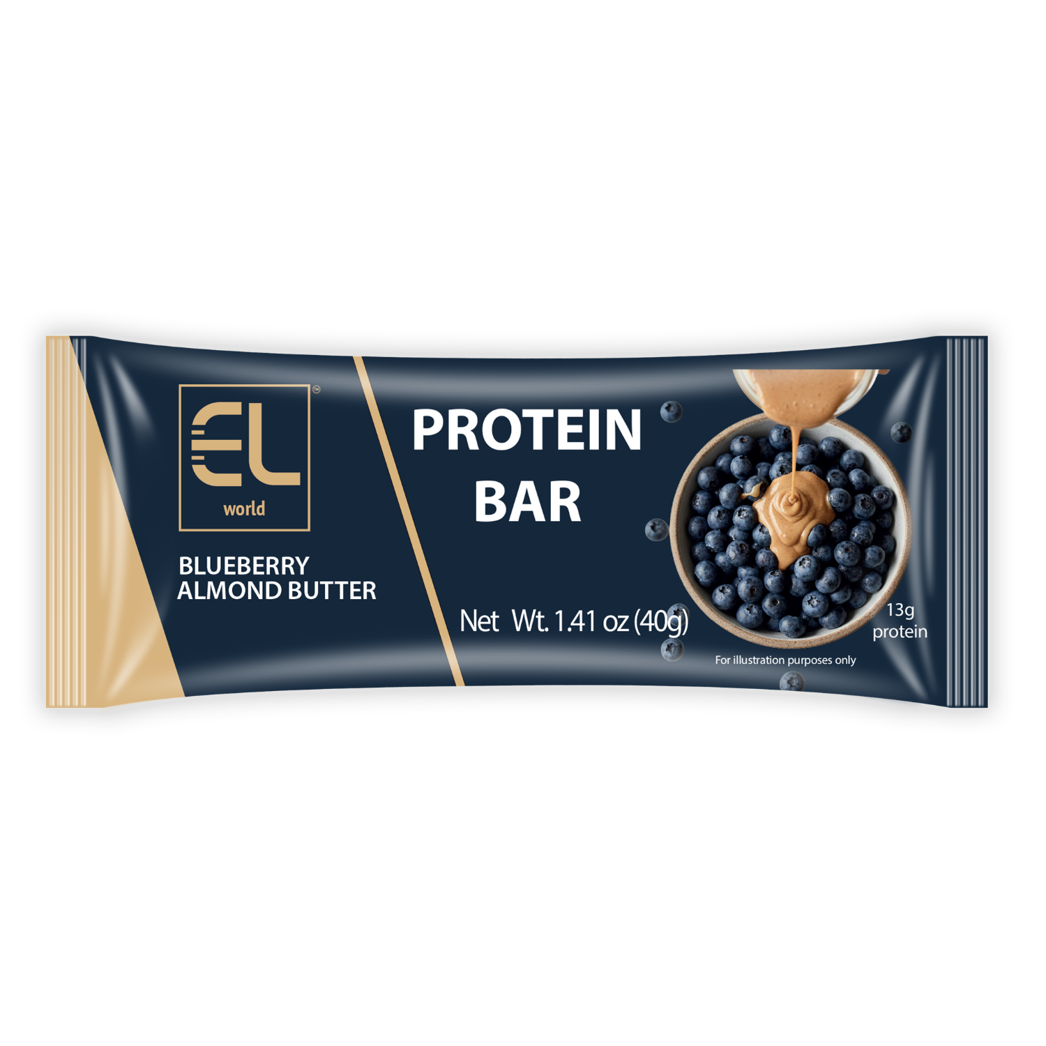 Blueberry Almond Butter Protein Bars